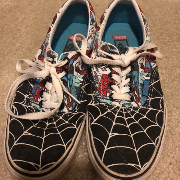 Vans Shoes - Used Marvel Comic Spider-Man Vans